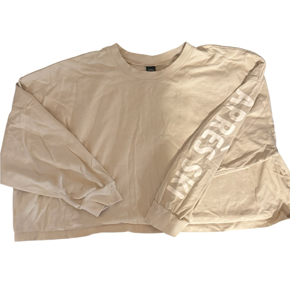 Wild Fable Beige Crop Top